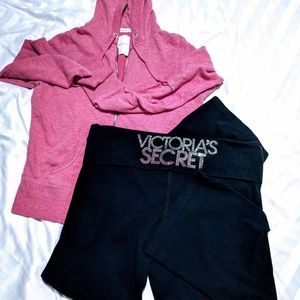 VS Supermodel Essential Hoodie and Yoga Pants
